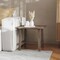 Flash Furniture Square 21.75 W, 21.75 L, Rubberwood (Parawood), Rustic Brown LFS-4005-RSTBRN-GG - alternate 1